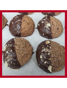 Chocolate Almond Macaroons